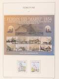 Færøerne. 1975-2004. Komplet postfrisk samling i luxus Leuchtturm-album incl. juleark. Se fotoudsnit