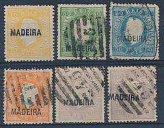 Maideira. 6 bedre mærker 50 R. med afrundet hjørne.