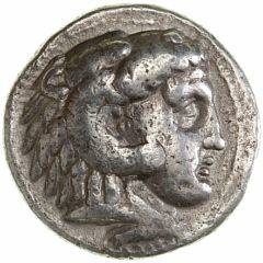 Antikkens Grækenland, Makedonske kongedømme, Alexander III, den Store, 336-323 f.Kr., Tetradrakme, Memphis,323-316 f.Kr., 16,95 g, Müller 7