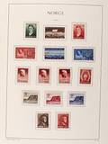 Norge. 1909-2010. Samling i 2 flotte Leuchtturm-album med klemlommer. Masser af mærker og periodisk komplet