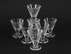 Glas på fot 7st, Kosta, Elis Bergh