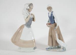 Figuriner 2st, porslin, Nao