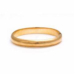 Guldarmring af 14 kt. guld. Vægt ca. 21,1 gr.