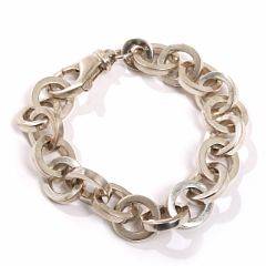 Scrouples Armbånd af sterlingsølv. Vægt 38 gr. L. 18.