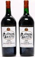 2 bts. Mg. Château Rausan Ségla, Margaux. 2. Cru Classé 1990 A hfin.
