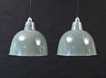 Ett par taklampor i emaljerad plåt 2