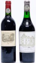 1 bt. Château Lafite Rothschild, Pauillac. 1. Cru Classé 1984 A hfin.  etc. Total 2 bts.