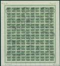 1923. Gebyrmærke. 10 øre, grøn. HELARK, stemplet FLAUENSKJOLD 19.7.23. Usædvanligt. AFA 5000