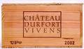 12 bts. Château Durfort Vivens, Margaux. 2. Cru Classé 2002 A hfin. Owc.
