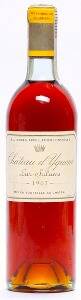 1 bt. Château dYquem, Sauternes. 1. Grand Cru Classé 1967 AB ts.