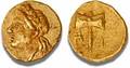 Caria, Satraps, Pixodaros, c. 341 - 335 BC, 124 Au-Stater, SNG von Aulock 2374