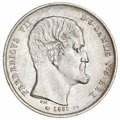 Frederik VII, rigsbankdaler 1851 VS, H 5