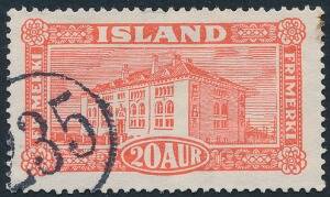 Nr.stempel 235 Skildinganes. Meget sjældent.