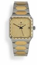 Vacheron Constantin Herrearmbåndsur af guld og stål. Model 222. Automatisk værk med dato. Ca. 1977.