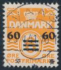 1940. 60 606 øre, orange. PRAGT-stemplet VAAG