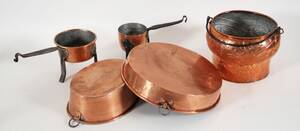 Koppar 5 delar, bl.a. 181900-tal