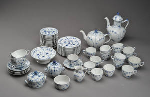 Kgl. P. Kaffe- the service musselmalet porcelæn 56