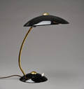 Sort bordlampe fra den tyske hær, 1960erne Denne auktion er annulleret1997045