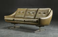 Tre-pers. sofa med shakerstel, læder, 1960erne, 