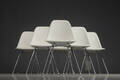 Charles Eames. Sæt på seks skalstole, model DSX. 6 