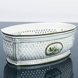 GALLERSKÅL, porslin, rokokostil, Italien, 1900-tal