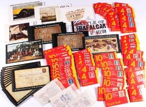 England. HÆFTER. Kassette fyldt med hæfter. Høj pålydende værdi