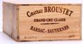 12 bts. Château Broustet, 2. Cru Classé, Barsac 2001 A hfin. Owc.