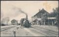 Ballerup. Godt kort med tog, stemplet i 1907.
