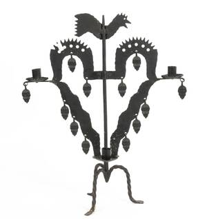 Kandelaber, så kallad Tuppljusstake