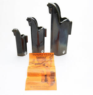 VASER, 3 st, keramik, Rosa Ljung, 1900-tal.