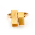 Elisabeth Jungersen Ring af 14 kt. guld. Dess. nr. 0074. Str. 56. Vægt. 10 g. Ca. 1950.