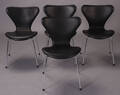 Arne Jacobsen. 7er spisestole, nybetrukket, model 3107 4