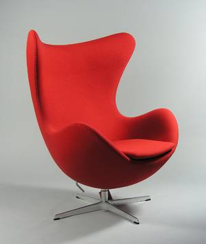 Arne Jacobsen, Ægget, med vippefunktion, model 3316, fremstillet hos Fritz Hansen