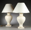 Par bordlamper i fajance 2