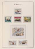Færøerne. 1975-2006. Tilsyneladende komplet postfrisk samling i flot Leuchtturm-album med kasette incl. miniark og hæfter.