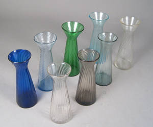 Samling hyacintglas 1900 - tallets begyndelse. 8