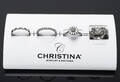 Christina Watches, 4 ringe af oxideret sterling sølv, str. 59