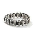 Hans Hansen Leddelt armbånd af sterlingsølv. L 18,5. Ca. 1937-1947.
