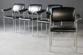 Vier Stapelstühle  Konferenzstühle, mit Armlehnen 4