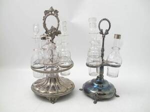 Bordssurtouter, 2 st. nysilver