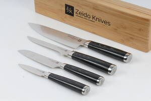 Zeido knive. Sæt på fire knive. VG10 stål. 4