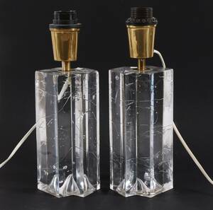 Bordslampor ett par, Falkenbergs belysning, 1900-talets andra hälft