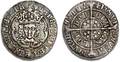 Henry VII, 1485 - 1509, Groat ND 1504 - 1505, type IV b, London Tower mint, mintmark, cross crosslet, S 2201, North 1706b