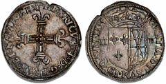 Henri IV, 1589 - 1610, 14 Ecu de Navarre 1595, Saint-Palais, Duplessy 1238
