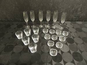 Parti Glas Bla Orrefors  Fuga Skålar