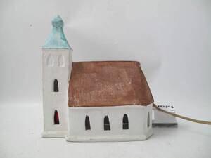 Kyrka, med belysning