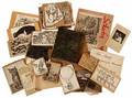 Scherfigs motifs Collection of 60 carved metal plates with motifs by Scherfig. Various sizes.