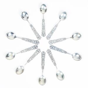 SILVER KAFFESKEDAR 10 st