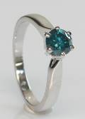 Solitairering, ca. 0.65 ct.