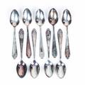 SILVER KAFFESKEDAR 9 st